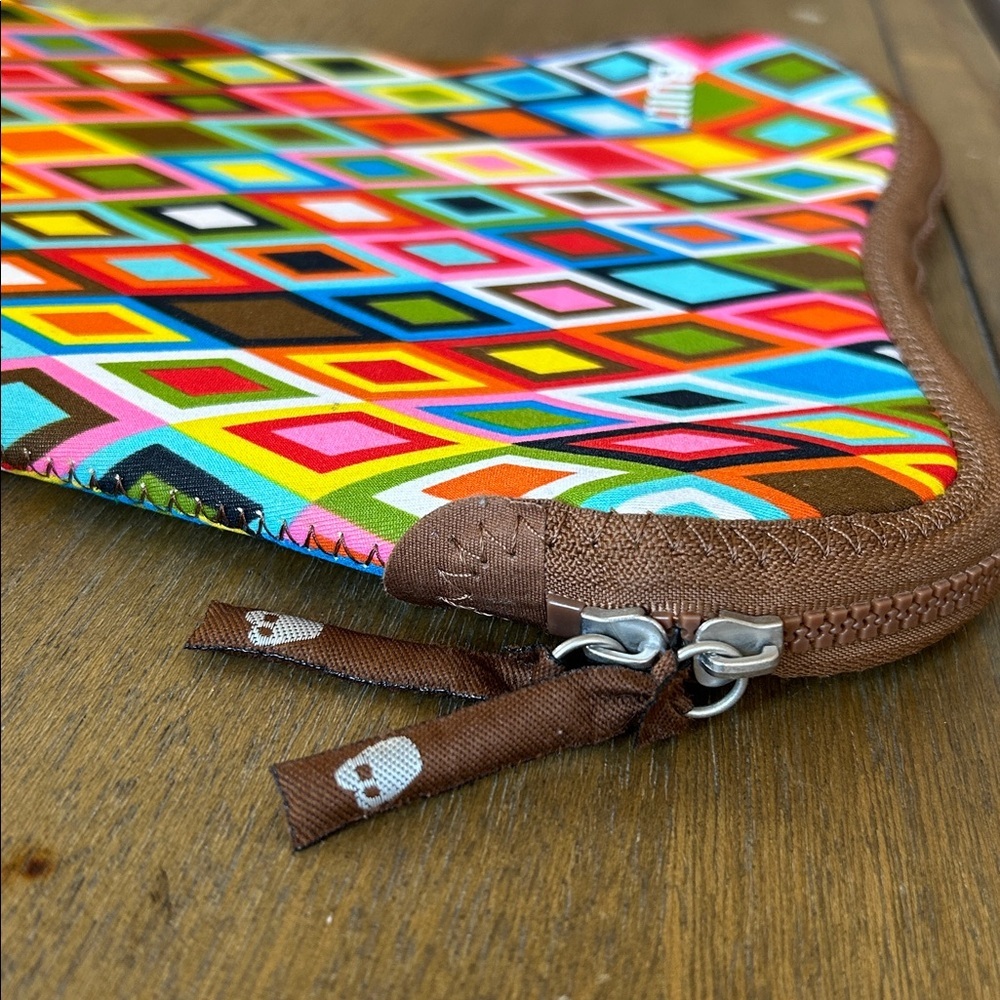 Multicolor Built New York Neoprene Laptop 12-13” Sleeve. Geometric Design. - Picture 3 of 8